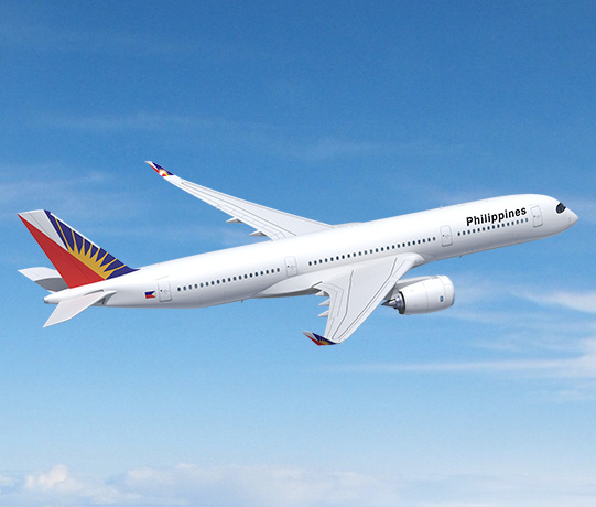 フィリピン航空A350-900 （フィリピン航空、同社初のA350-900初